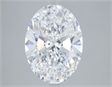 Natural Diamond 4.01 Carats, Oval with  Cut, D Color, FL Clarity and Certified by GIA