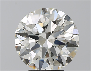 Picture of Natural Diamond 4.52 Carats, Round with Excellent Cut, K Color, SI1 Clarity and Certified by GIA