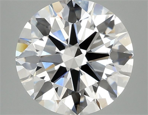Picture of Lab Grown Diamond 3.01 Carats, Round with Ideal Cut, E Color, VVS2 Clarity and Certified by IGI