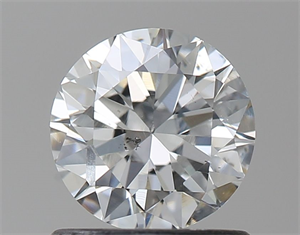 Picture of Natural Diamond 0.80 Carats, Round with Excellent Cut, H Color, SI1 Clarity and Certified by GIA