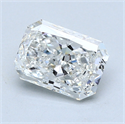 1.50 quilates, Radiante Diamante , Color F, claridad SI2 y certificado por GIA