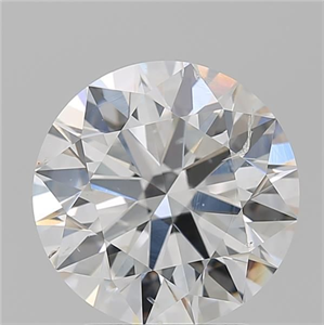 Picture of Natural Diamond 3.03 Carats, Round with Excellent Cut, F Color, SI2 Clarity and Certified by IGI