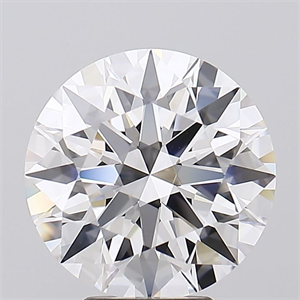 Picture of Lab Grown Diamond 5.26 Carats, Round with Ideal Cut, D Color, VVS1 Clarity and Certified by IGI