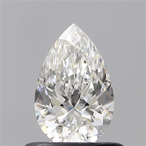 Picture of Natural Diamond 0.54 Carats, Pear with  Cut, F Color, VVS2 Clarity and Certified by GIA
