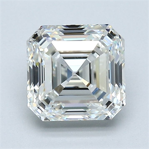 Picture of Natural Diamond 1.70 Carats, Asscher with  Cut, H Color, VS1 Clarity and Certified by GIA