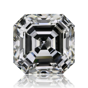 Picture of Natural Diamond 0.70 Carats, Asscher with  Cut, G Color, IF Clarity and Certified by GIA