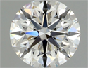 Natural Diamond 0.71 Carats, Round with Excellent Cut, H Color, VS2 Clarity and Certified by GIA