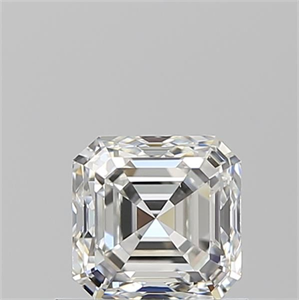 Foto Diamante Natural 0.90 quilates, Asscher , Color H, claridad VS2 y certificado GIA de