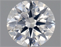 Natural Diamond 0.61 Carats, Round with Excellent Cut, F Color, SI2 Clarity and Certified by GIA