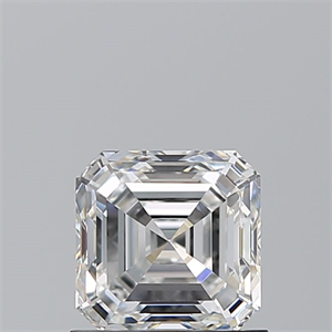 Picture of Natural Diamond 1.01 Carats, Asscher with  Cut, E Color, VVS2 Clarity and Certified by GIA
