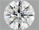 Lab Grown Diamond 1.39 Carats, Round with Excellent Cut, E Color, VVS1 Clarity and Certified by IGI