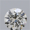 Natural Diamond 0.40 Carats, Round with Excellent Cut, I Color, SI1 Clarity and Certified by IGI