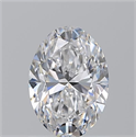 Natural Diamond 1.01 Carats, Oval with  Cut, D Color, VS2 Clarity and Certified by GIA