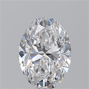 Picture of Natural Diamond 1.01 Carats, Oval with  Cut, D Color, VS2 Clarity and Certified by GIA