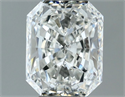 Natural Diamond 0.72 Carats, Radiant with  Cut, H Color, VVS2 Clarity and Certified by GIA