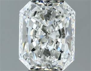 Picture of Natural Diamond 0.72 Carats, Radiant with  Cut, H Color, VVS2 Clarity and Certified by GIA
