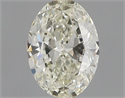 Natural Diamond 0.30 Carats, Oval with  Cut, L Color, VS2 Clarity and Certified by GIA
