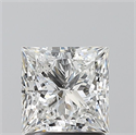 Natural Diamond 1.51 Carats, Princess with  Cut, G Color, SI2 Clarity and Certified by GIA
