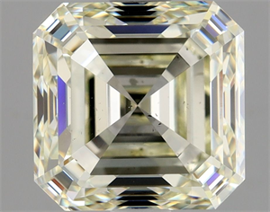 Picture of Natural Diamond 2.03 Carats, Asscher with  Cut, N Color, SI1 Clarity and Certified by GIA