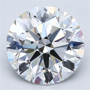 Picture of Natural Diamond 4.12 Carats, Round with Excellent Cut, E Color, VS1 Clarity and Certified by GIA