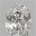 Natural Diamond 0.19 Carats, Oval with  Cut, F Color, VS1 Clarity and Certified by IGI