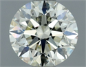 Natural Diamond 0.70 Carats, Round with Very Good Cut, M Color, VVS2 Clarity and Certified by GIA