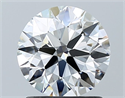 Diamante Natural 1.40 quilates, Redondo , Color E, claridad VS1 y certificado GIA