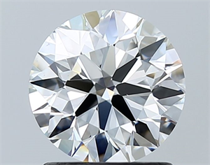 Foto Diamante Natural 1.40 quilates, Redondo , Color E, claridad VS1 y certificado GIA de