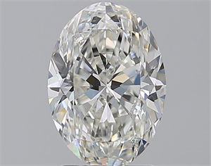 Picture of Natural Diamond 2.00 Carats, Oval with  Cut, H Color, VS1 Clarity and Certified by GIA