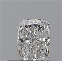 Natural Diamond 0.35 Carats, Radiant with  Cut, E Color, VVS1 Clarity and Certified by GIA