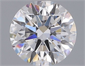 Lab Grown Diamond 1.23 Carats, Round with Ideal Cut, E Color, VVS2 Clarity and Certified by IGI