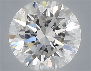 Picture of Lab Grown Diamond 1.55 Carats, Round with Excellent Cut, E Color, VVS2 Clarity and Certified by IGI