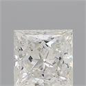 Natural Diamond 0.60 Carats, Princess with  Cut, F Color, SI2 Clarity and Certified by IGI