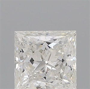 Picture of Natural Diamond 0.60 Carats, Princess with  Cut, F Color, SI2 Clarity and Certified by IGI
