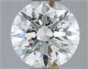 Natural Diamond 0.71 Carats, Round with Excellent Cut, I Color, VS2 Clarity and Certified by IGI