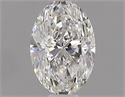 Diamante Natural 0.60 quilates, Ovalado , Color G, claridad VVS1 y certificado GIA