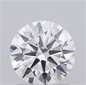 Del inventario de diamantes de laboratorio, 1.03 quilates, Redondo , Color D, claridad VVS2 y certificado IGI
