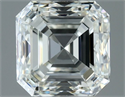 Natural Diamond 1.00 Carats, Asscher with  Cut, H Color, VVS1 Clarity and Certified by IGI