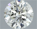 Natural Diamond 0.46 Carats, Round with Very Good Cut, H Color, VVS2 Clarity and Certified by IGI