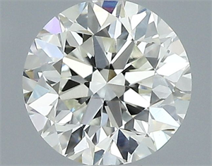 Picture of Natural Diamond 0.46 Carats, Round with Very Good Cut, H Color, VVS2 Clarity and Certified by IGI