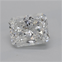 Natural Diamond 1.20 Carats, Radiant with  Cut, F Color, VS1 Clarity and Certified by GIA