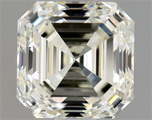 Picture of Natural Diamond 1.03 Carats, Asscher with  Cut, M Color, VVS2 Clarity and Certified by GIA