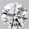 Lab Grown Diamond 2.93 Carats, Round with Ideal Cut, E Color, VS1 Clarity and Certified by IGI