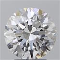 Natural Diamond 3.04 Carats, Round with Excellent Cut, F Color, VVS2 Clarity and Certified by GIA