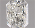 Natural Diamond 1.50 Carats, Radiant with  Cut, K Color, SI2 Clarity and Certified by GIA