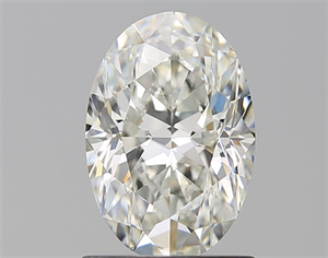 Picture of Natural Diamond 1.21 Carats, Oval with  Cut, J Color, VS1 Clarity and Certified by GIA