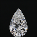 Natural Diamond 4.22 Carats, Pear with  Cut, E Color, VS1 Clarity and Certified by GIA