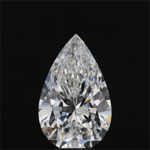 Picture of Natural Diamond 4.22 Carats, Pear with  Cut, E Color, VS1 Clarity and Certified by GIA