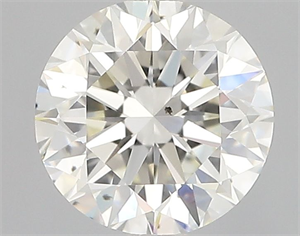 Picture of Natural Diamond 1.02 Carats, Round with Very Good Cut, K Color, SI1 Clarity and Certified by GIA