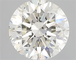 Picture of Natural Diamond 1.02 Carats, Round with Very Good Cut, K Color, SI1 Clarity and Certified by GIA